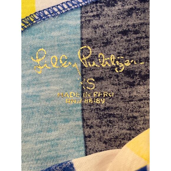 Lilly Pulitzer Waverly Striped Top 3/4 Sleeve XS Boat Neck - Picture 4 of 7